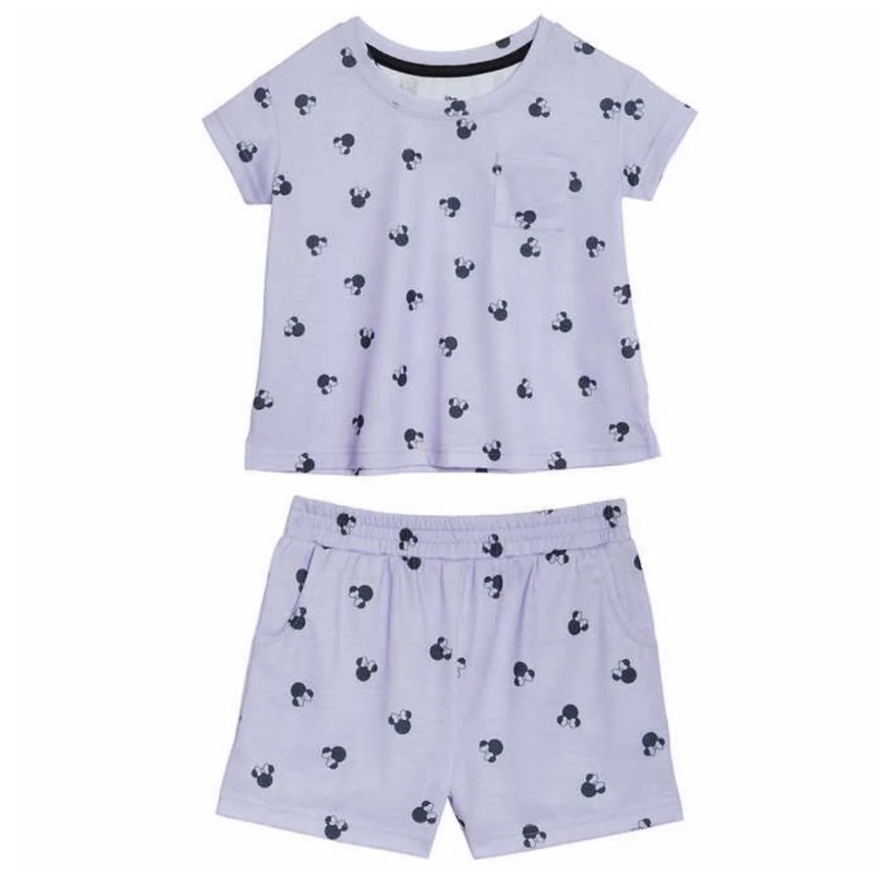 4T Disney Minnie Mouse 2 piece pajama set loose fitting
